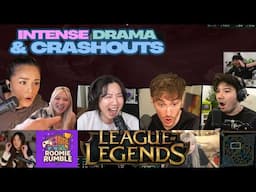 Intense ROOMIE Rumble Match Drama & Crashouts between Team Valkyrae & Team Fuslie ft Masayoshi