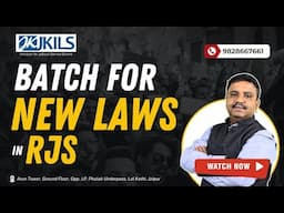 New Laws in RJS | Special Batch for RJS | Enroll Now | JKILS