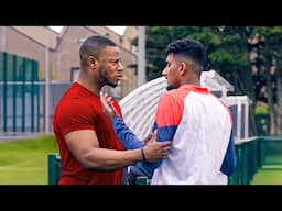 Pranking My Friend at FAKE Football Trials