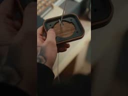 CNC Machining A Walnut Charging Pad