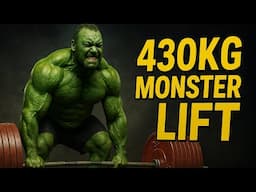 Deadlifting 948lbs / 430kg for reps.