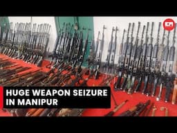 Over 300 firearms seized in security operation across Manipur’s valley districts