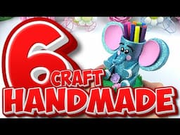 Top 6 DIY Craft Ideas 🎨 Handmade Gifts & Home Decor Hacks You’ll Love! ✨🏡
