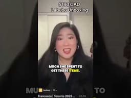 this tiktoker 'girl mathed' $180 on labubu's