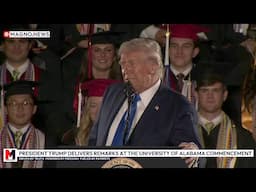 President Trump delivers Motivational Speech at University of Alabama Commencement [LIVE]
