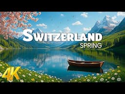 Switzerland in Spring 4K 🌿 Exploring Breathtaking Alpine Landscapes & Wildflowers