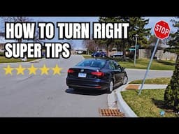 How to turn RIGHT - Right Turn tips by Toronto Drivers #drivingtips