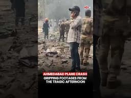 AHMEDABAD PLANE CRASH: Shocking Visuals from Crash Site | #airindia #gujarat #planecrash #ahmedabad