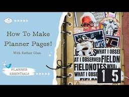 How to Make Planner Pages
