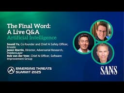 The Final Word: A Live Q&A – Artificial Intelligence Panel