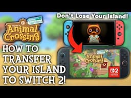 How to SAFELY Transfer Your Animal Crossing Island to Switch 2!