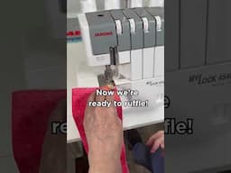 Using the MyLock 454D Serger to Sew a Ruffle
