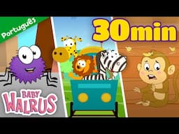 20 músicas para dançar e cantar | Baby Walrus World  🎵