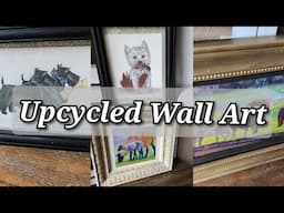 Upcycle Cards and Calendar Pages Wall Art