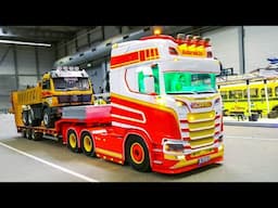 STUNNING RC TRUCKS, RC EXCAVATORS, RC WHEEL LOADER, RC CONSTRUCTION SITE ACTION!! RC LESU ET26L