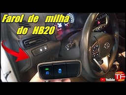 Farol auxiliar no HB20