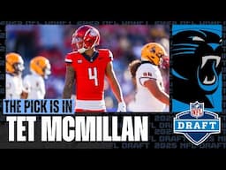 2025 NFL Draft Pick Reactions - Tet McMillan to the Panthers — Fantasy Football Breakdown
