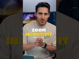 Zoom in /out/fit shortcut in DaVinci Resolve 20