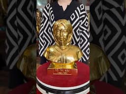 Tượng anh hùng Võ Thị Sáubằng đồng đỏ dát vàng 24kCao 30 9,5kg 15.000.000đ #võthịsáu
