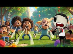 What if we couldn’t Stop Sneezing? | #aumsum #kids #cartoon #science