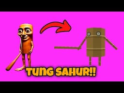 😱 Evolution of tung tung sahur in Chicken gun!! Building tung tung sahur in chicken gun