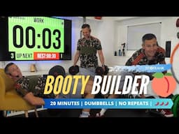 20 minute Glute & Leg Dumbbell Workout | No Repeats
