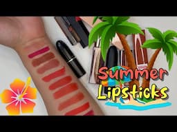 TOP Summer Lipsticks 2025 // BOLD & BRIGHT