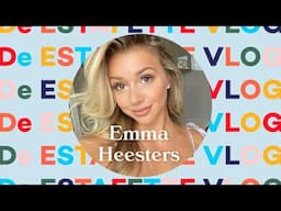 Backstage bij EMMA HEESTERS clipshoot met BILAL WAHIB en KRISS KROSS | De Estafette Vlog | Glamour
