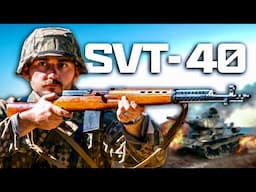 SVT-40: The Russian Battle Rifle STOLEN by the Nazis
