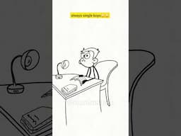 always single boys 🙄🙄 #funnyvideo #comedy #animation #shortvideo #cartoon #memes