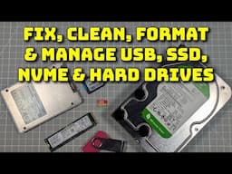 Fix, Clean, Format, Clone and manage all your USB, SDD, NVMe and Hard Drives with Partition Wizard