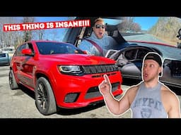 TEST DRIVING A 2,000HP TWIN TURBO JEEP TRACKHAWK!!! *Should I Build One?!?*