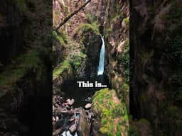 Lake District Secret Waterfall 💦 #lakedistrictnationalpark #lakedistrict  #waterfall l