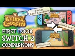 Animal Crossing New Horizons Switch 2 vs Switch Comparisons!