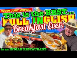 I went to an INDIAN RESTAURANT and ate The BEST Full INglish BREAKFAST I have EVER REVIEWED!