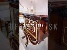 Classic Vintage Design Italian Executive Office Desk by Deluxe Arte