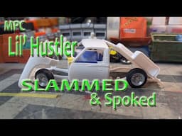 MPC Datsun Pickup Lil Hustler SLAMMED spoked & souped up!