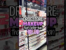 DRUGSTORE MAKEUP THAT'S BETTER THAN HIGH END #makeup #beauty #drugstoremakeup #makeupreview #shorts