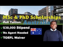 No IELTS, No Application Fee: Full Scholarship in Australia with $38,000 Stipend