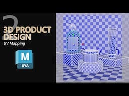UV Mapping Basics for 3D Product Design | Prepare Your Model for Texturing | Part 2 | #autodeskmaya