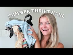 Summer Thrift Shopping Haul