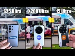 Samsung S25 Ultra vs Vivo X200 Ultra vs Xiaomi 15 Ultra | La COMPARATIVA de cámaras