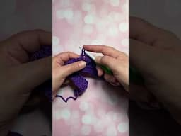 How To Herringbone Double #Crochet #crochetstitch