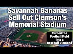 Savannah Bananas at Clemson - Savannah Bananas Baseball  - Biggest Crowd Ever for Banana Ball