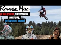 Pit Bike Practice, Outdoor Season Prep, Jett Lawrence Scamdal