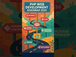 Php Web development RoadMap 2025 | Start with Xampp #php #webdevelopment #programming