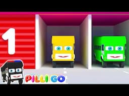 Ten Little Buses | Wheels on the Police Bus | Round n Round | Nursery Rhymes & Collection Kids USA