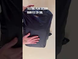 Peak Design Rain Fly UNBOXED and Tested🌧️🎒