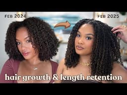 my current hair growth & length retention curly hair regimen | natural hair journey update