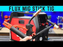 FLUX MIG STICK TIG Welding 101 with ArcCaptain MIG205 PRO